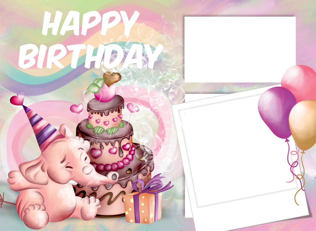Templates, cliparts and more Birthday Frames