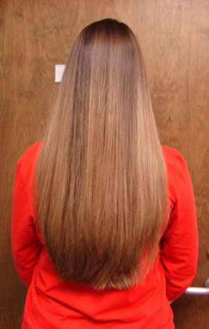 Most Beautiful  Straight Hairstyle for Long Hair