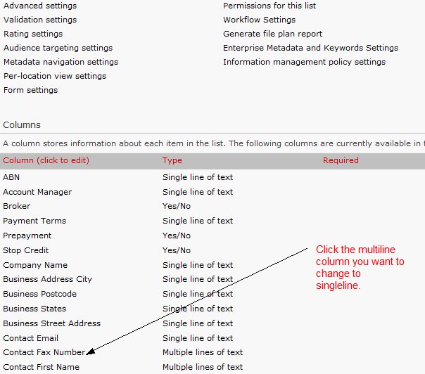 Taner s Blog Sharepoint 2010 Multiline To Single Line Column Data Type taner-s-blog-sharepoint-2010-multiline-to-single-line-column-data-type