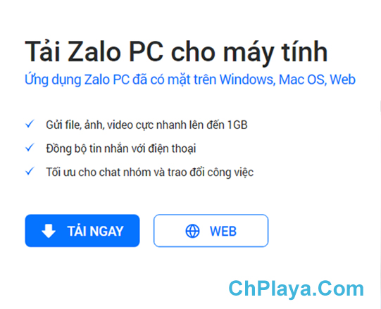 Download Zalo cho PC - Tải Zalo về Máy Tính miễn phí