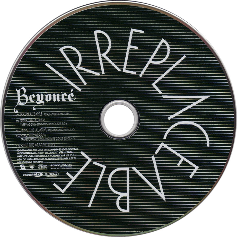 Irreplaceable (Single) - Beyoncé | BookletLandia.it