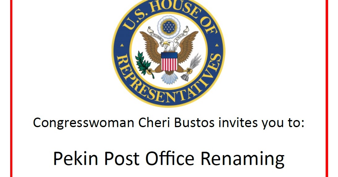 Pekin Post Office Renaming Ceremony
