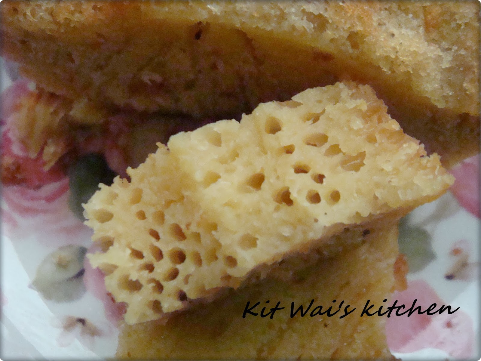 Kit Wai's kitchen : 印尼黄金糕 ~ Bika Ambon / “ Kuih Apom