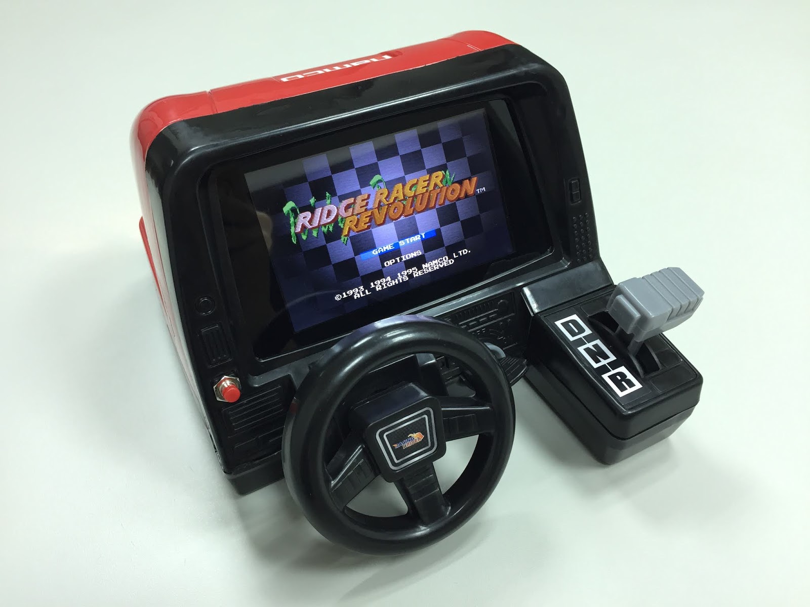 自製迷你賽車遊戲 Mini Arcade Racer 機台
