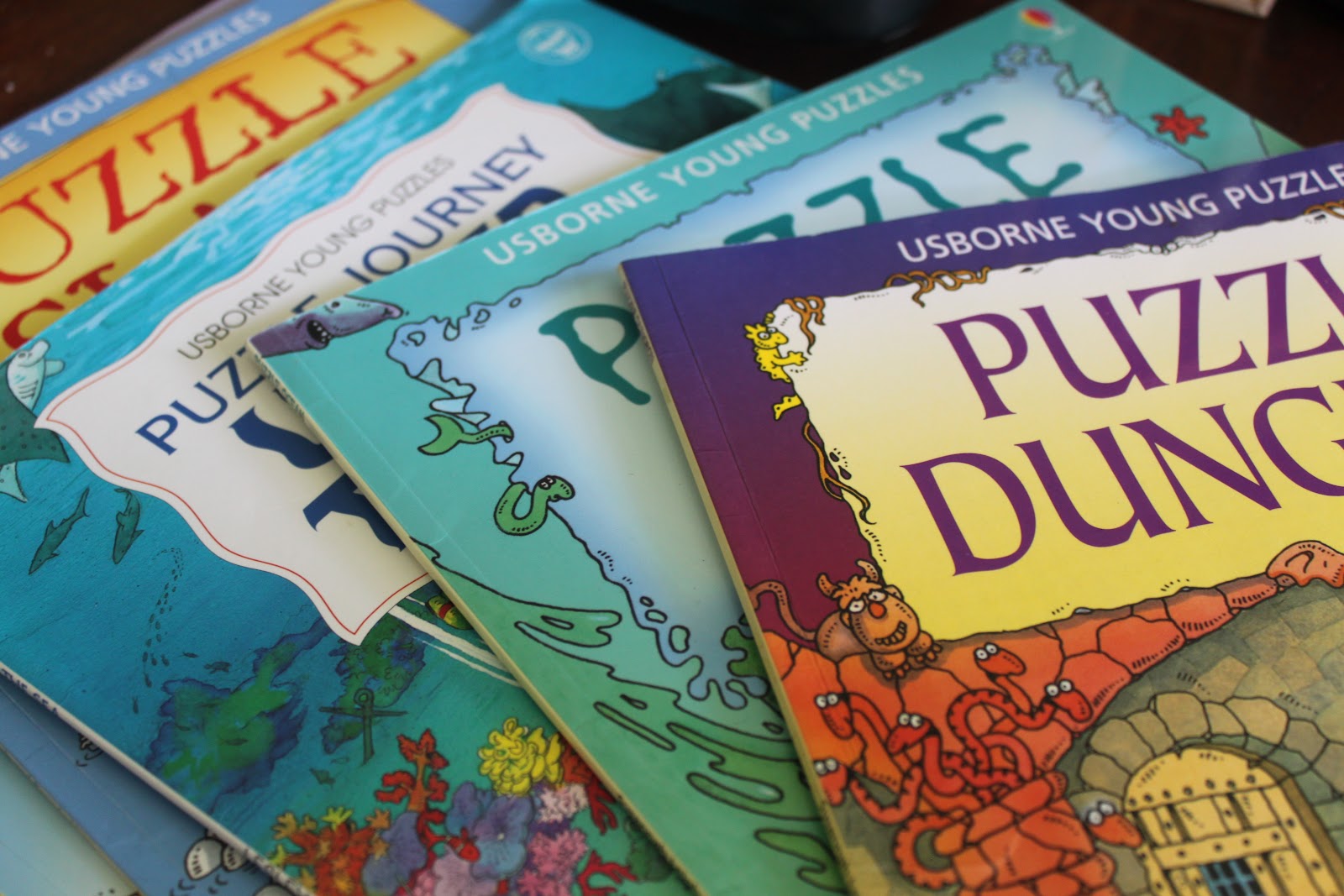 the marlowe bookshelf Usborne Puzzle Books