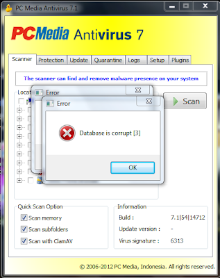 error PCMAV 7.1