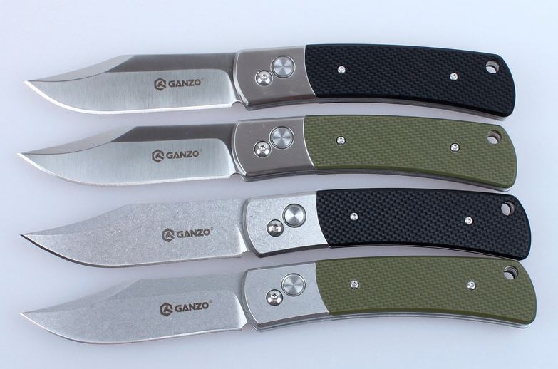 Best Chinese Knives Ganzo G747 New Automatic Button Lock Knife from