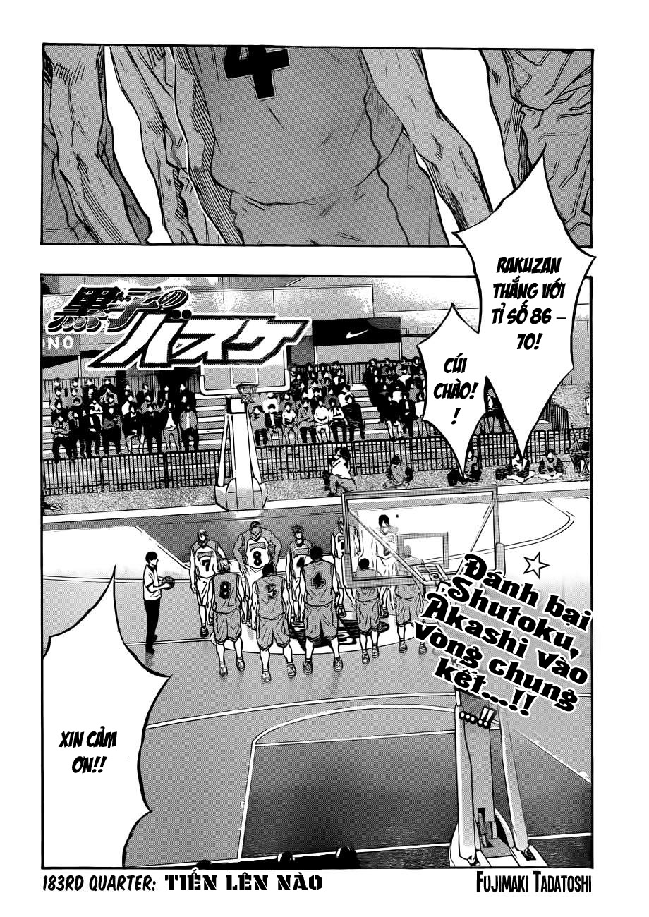 Kuroko No Basket chap 183 trang 2