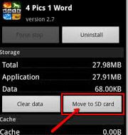 Memindahkan Aplikasi ke Memori SD Card