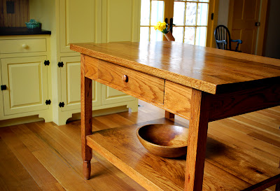 oak farm table