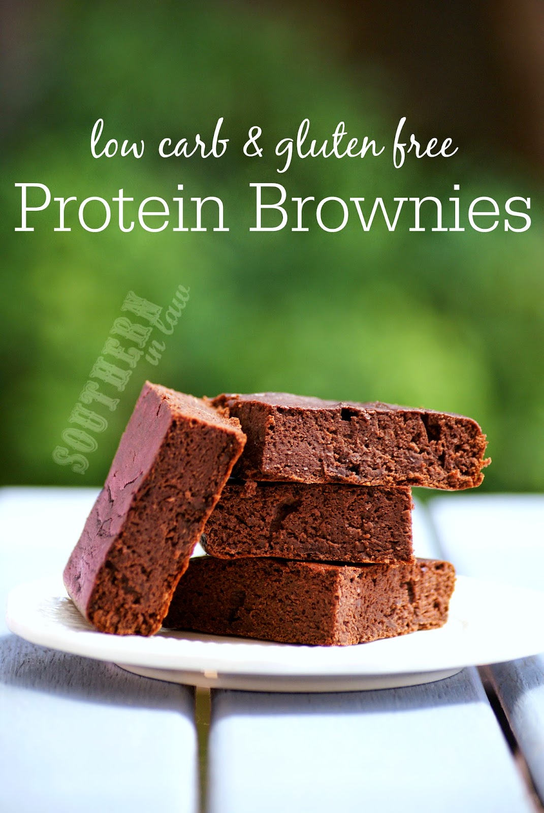 Low Carb Protein Brownies | gluten free, low fat, low carb, flourless, clean eating recipe, high protein