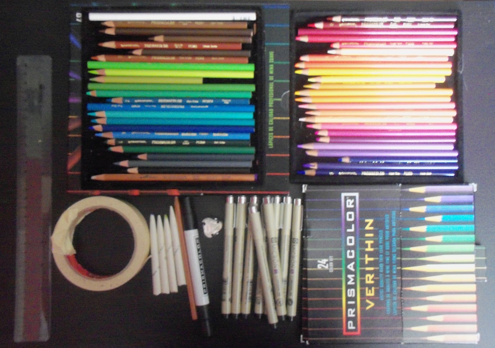 Paper Doll School Colored Pencil on Smooth Paper