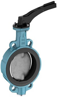 Industrial process control valve