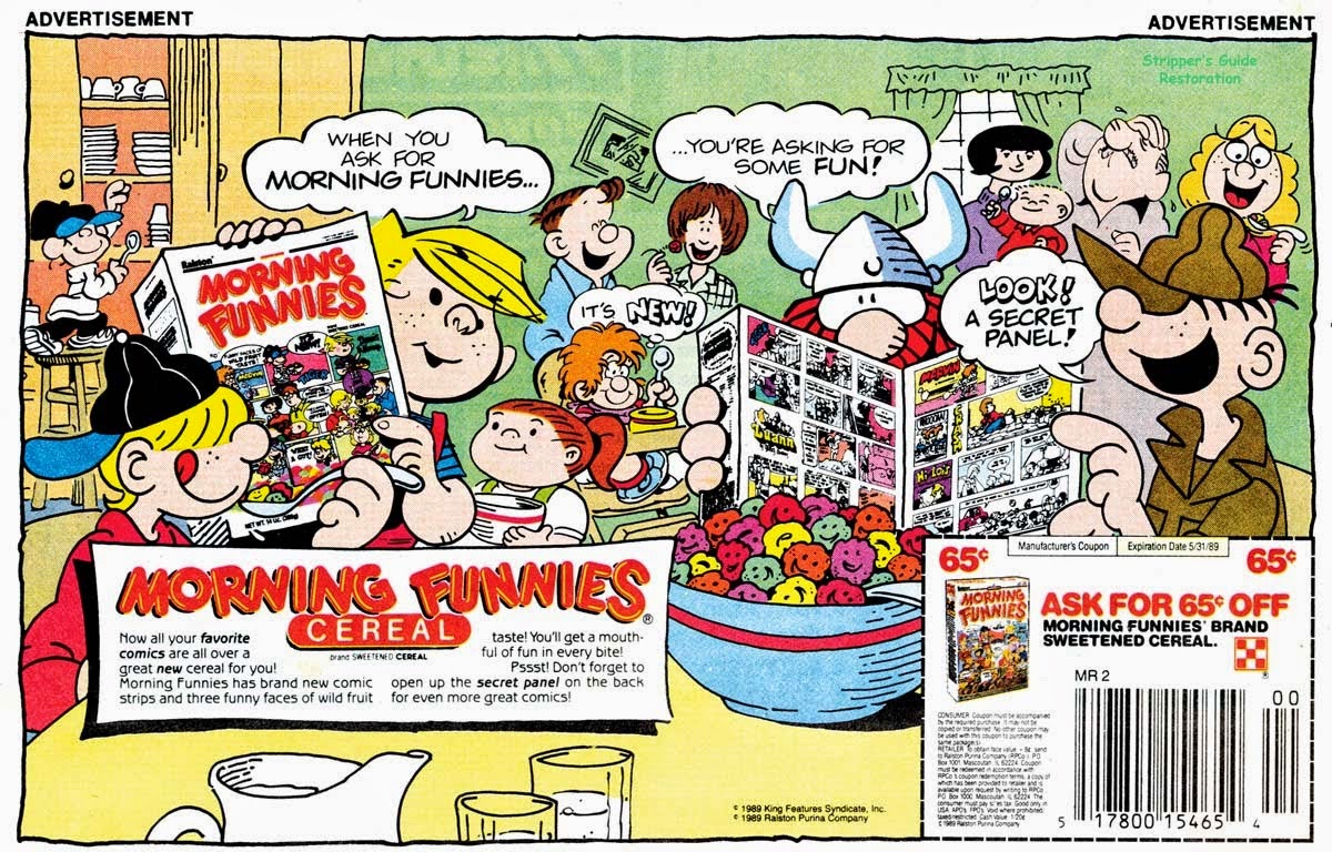 Mike Lynch Cartoons "Morning Funnies" Breakfast Cereal