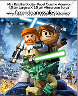 Star Wars Lego: Etiquetas para Candy Bar para Imprimir Gratis. Etiquetas de Star Wars Lego para imprimir gratis.