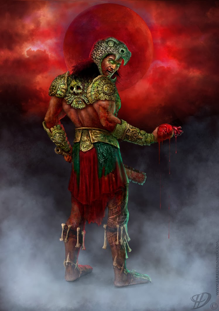 Aztec Warrior- Movie Poster Commission - Aztec Warrior Image
