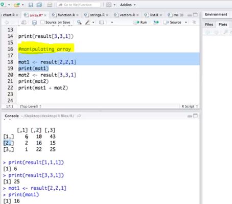 Array, Strings and Functions in R Languages ~ Computer Languages