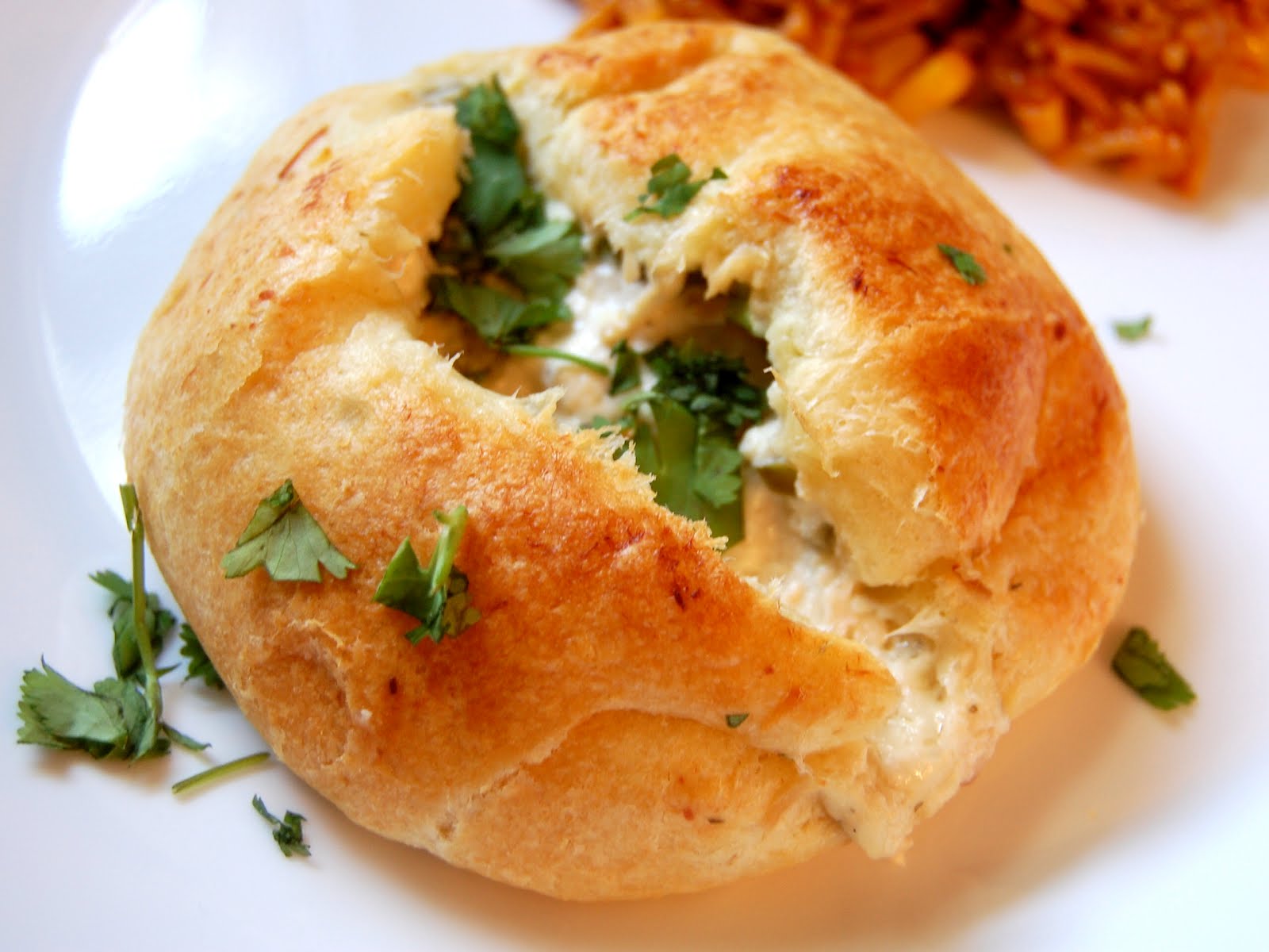 Cassie Craves Chicken Suiza Crescent Pockets