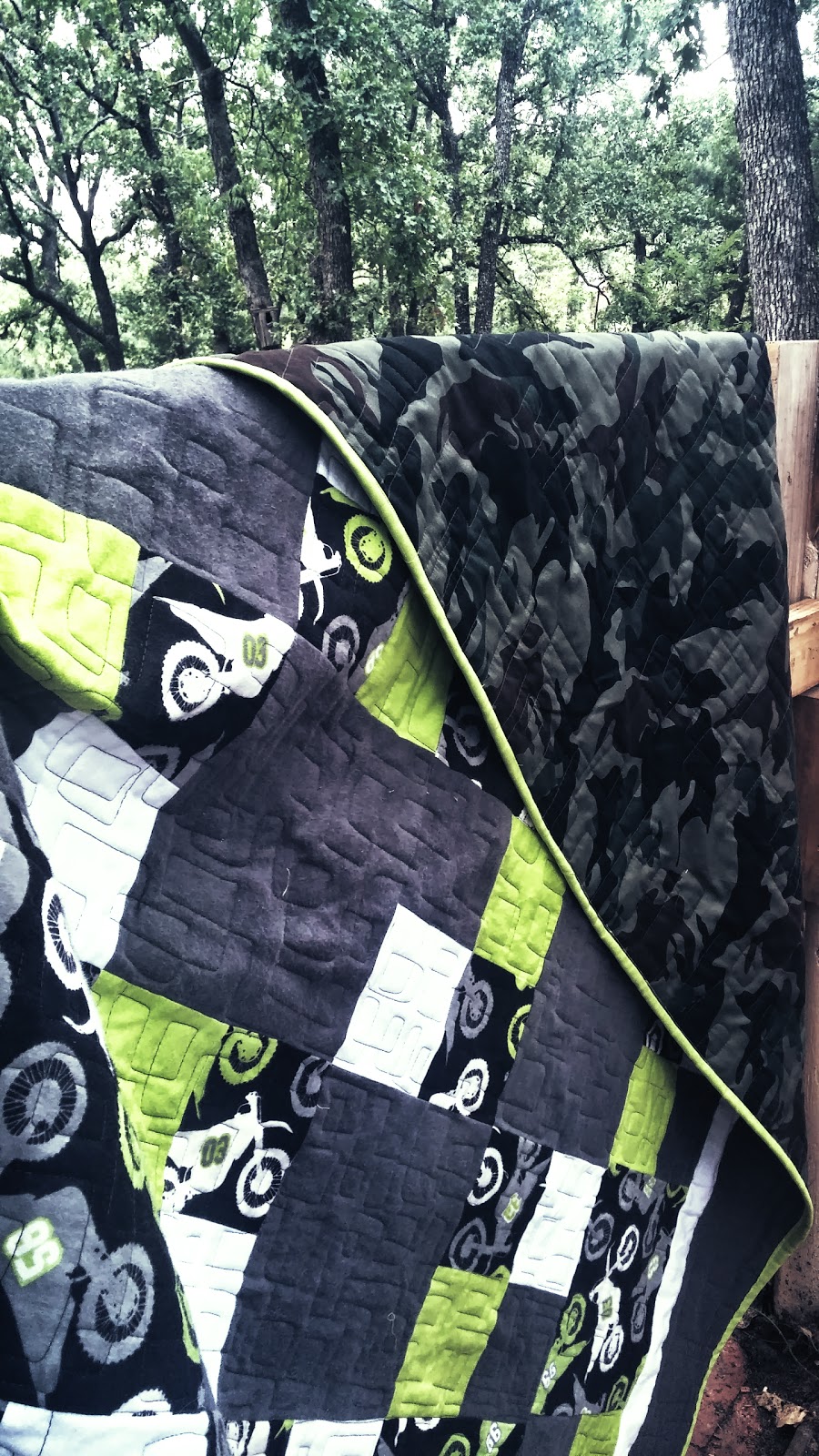Dirt Bike Quilt