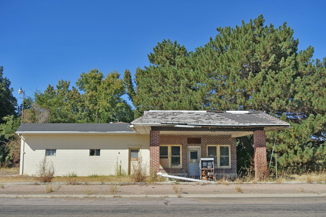 Abandoned buildings in Roscoe Nebraska