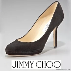 Kate Middleton Style Jimmy Choo Aimee Suede Platform Pump