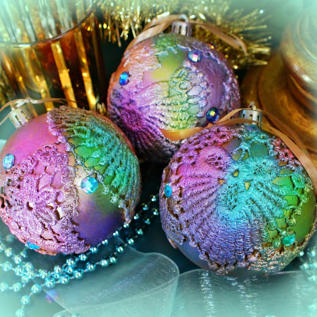 Mark Montano Iridescent Mermaid Ornaments
