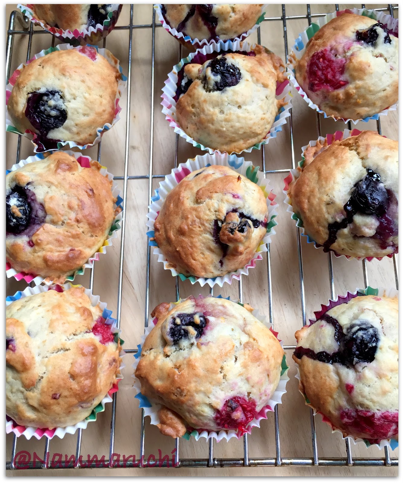 Namma Saviruchi Mixed Berries Muffin With Yoghurt
