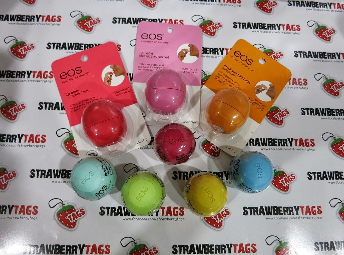StrawBerry TaGs EOS Lip Balm Single Pack (Ready Stock in