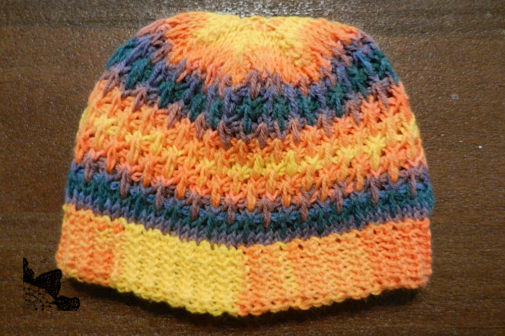 tunisian crochet hat