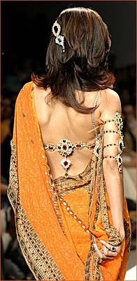 Latest Saree blouse back designs