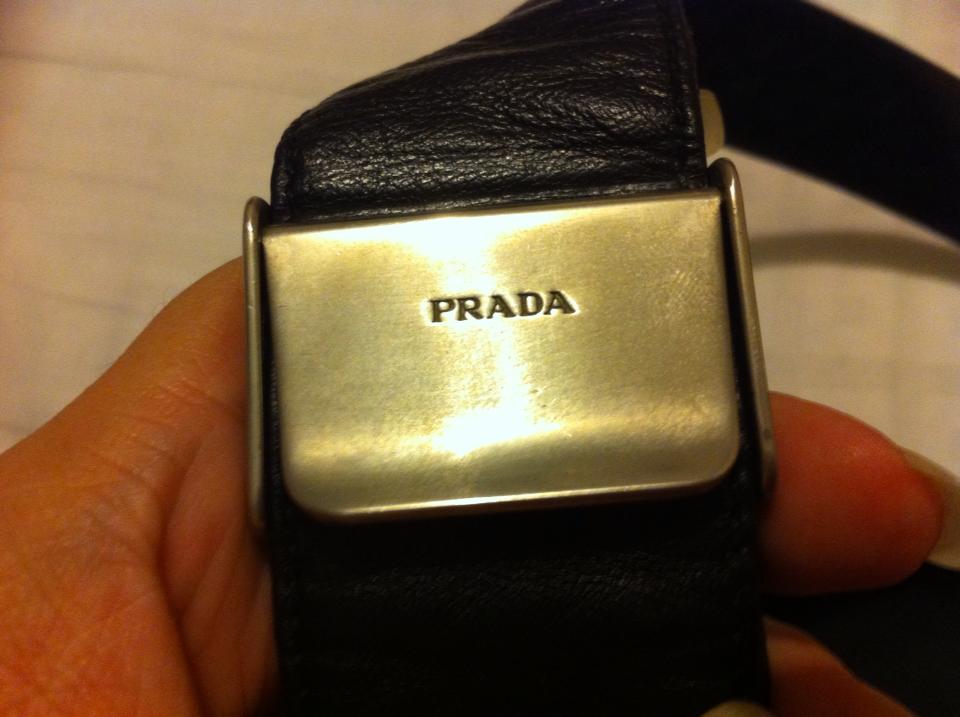 Luxury for Less Prada Vintage nylon with leather strap hobo bag for