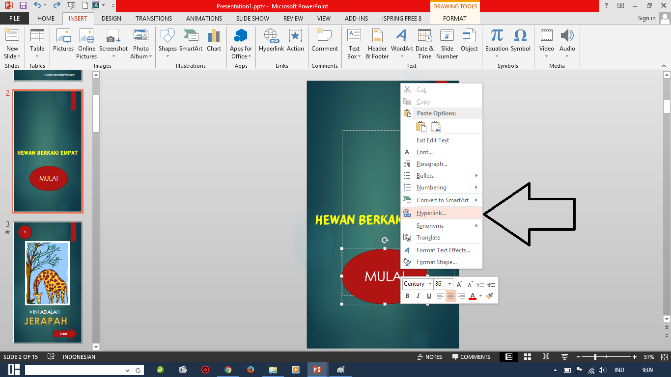 Membuat Hyperlink Powerpoint 2013 | october 2017 garo blog Membuat Hyperlink Powerpoint 2013 | october 2017 garo blog