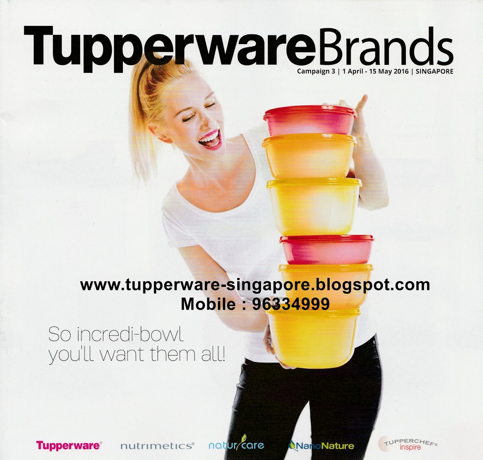 Buy Tupperware in Singapore March 2016