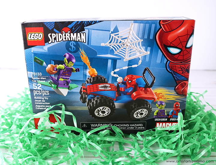 LEGO Spiderman Car Chase set.