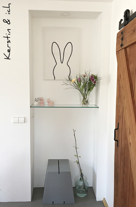 Kerstin Ich Selbermachen Schlichte Osterdeko In Schwarz Weiss