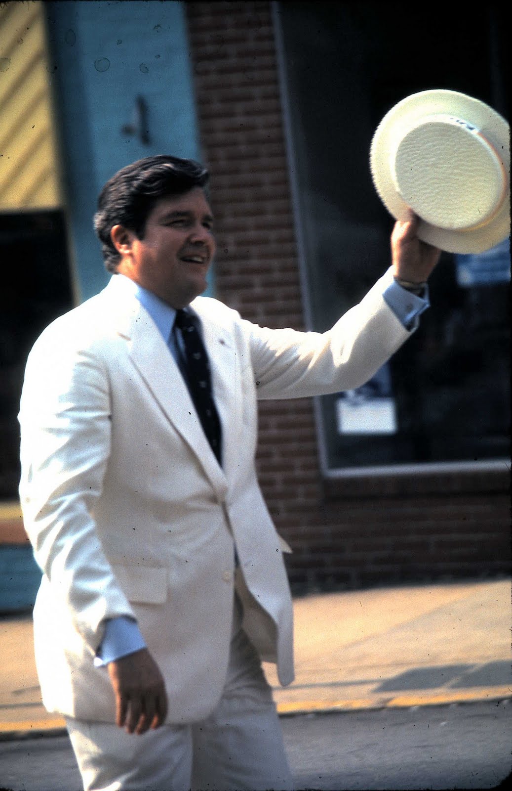 Chicken Fat Larry McDonald Posing in the 4th Of July Parade