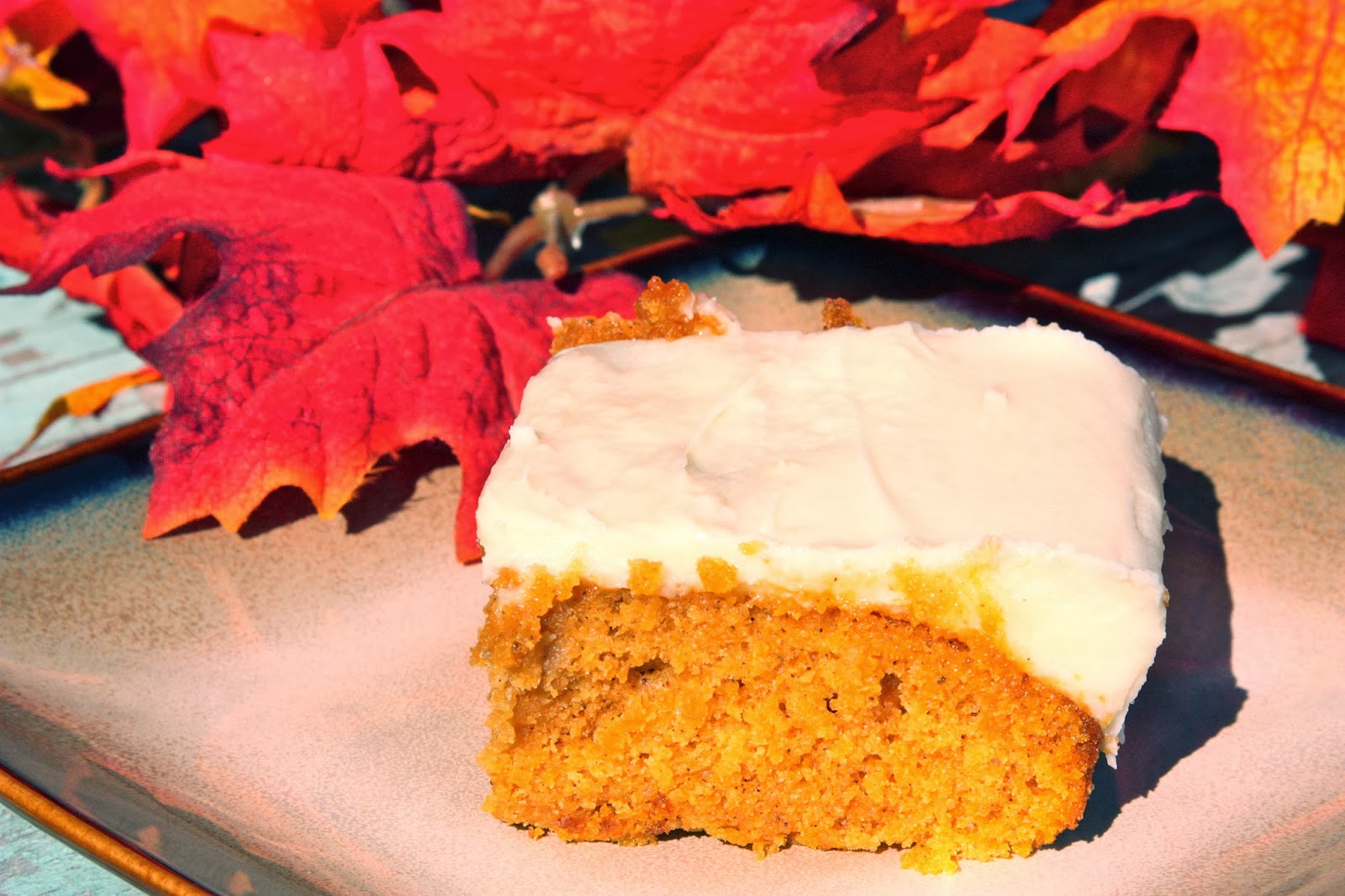 My Recipe Box Paula Deen's Pumpkin Bars with Cream Cheese Frosting