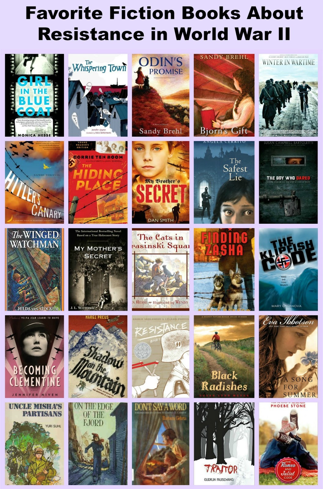 The Children's War Some Favorite Books About Resistance Nonfiction