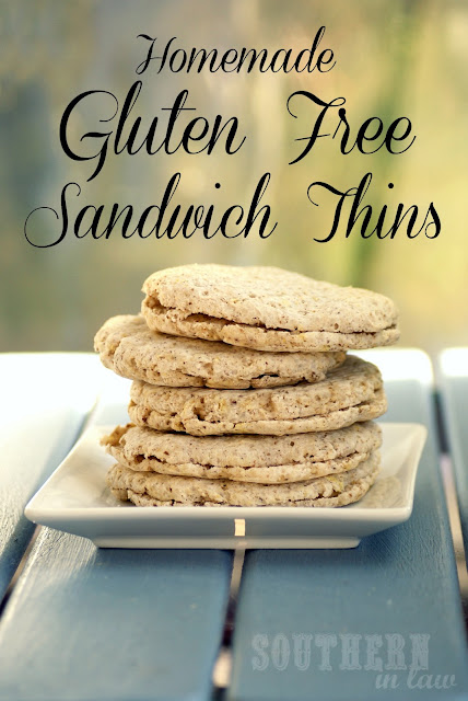 Homemade Gluten Free Sandwich Thins - Flaxseed Sunflower Seed