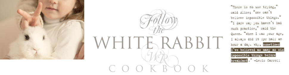 WHITE RABBIT cookbook