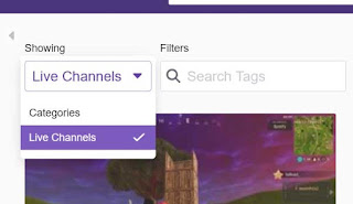 live channels section live channels section