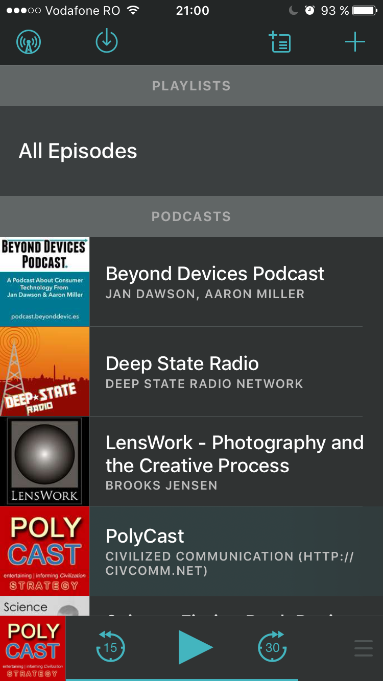 Fors: On iOS, Overcast is probably the best podcast client