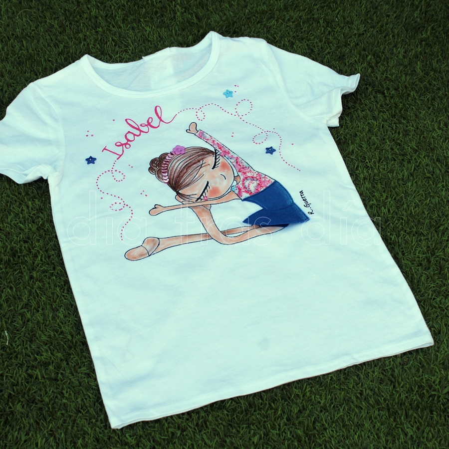 Camiseta personalizada gimnasia