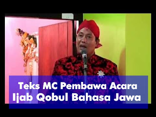 Teks MC Pembawa Acara Ijab Qobul Bahasa Jawa Krama