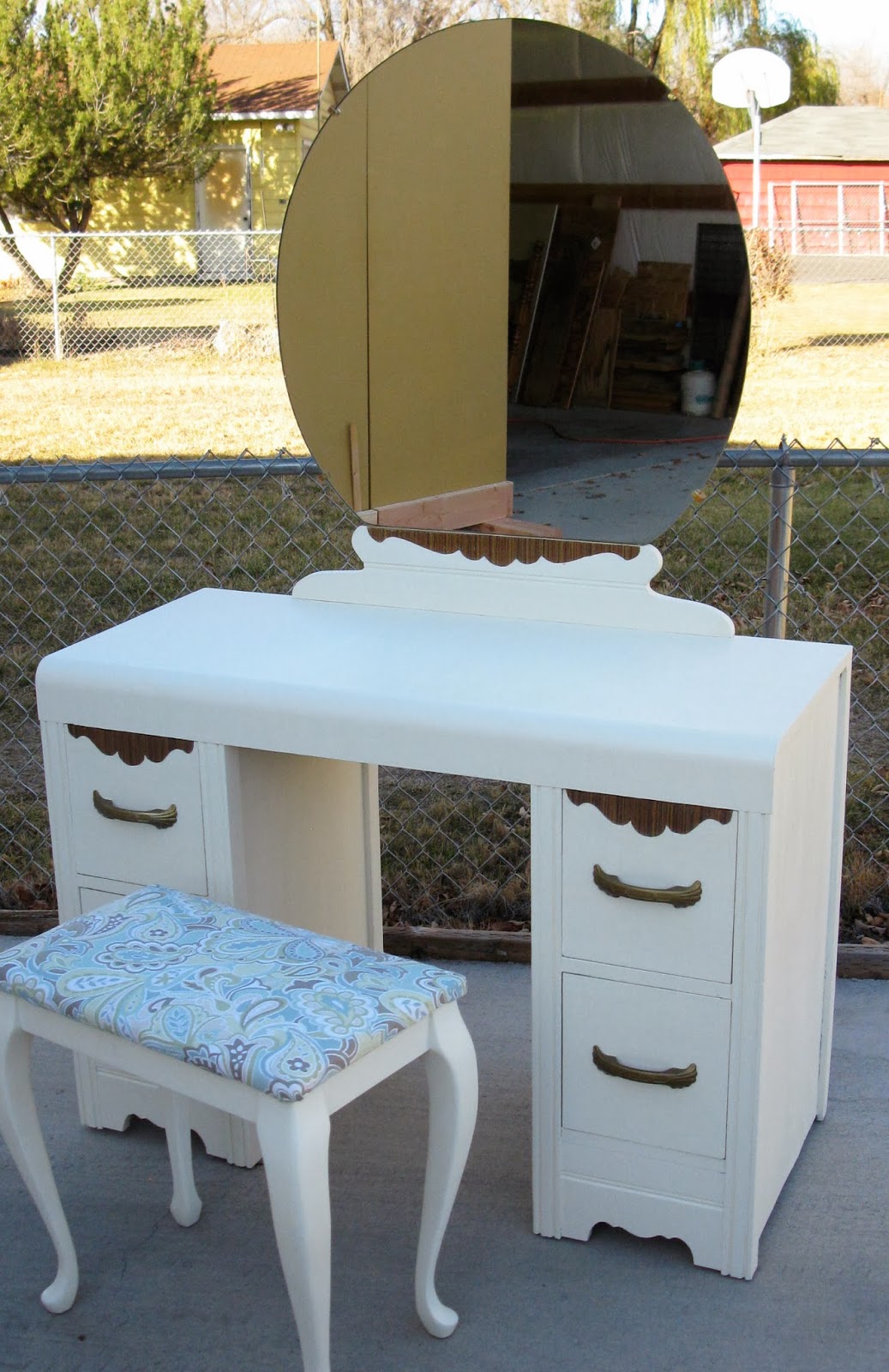 The Copper Rabbit Transforming an Art Deco Waterfall Vanity