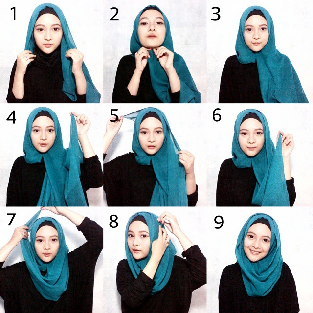 Trik Cepat Cara Memakai Jilbab Segi Empat Sederhana yang Anggun Trik Cepat Cara Memakai Jilbab Segi Empat Sederhana yang Anggun