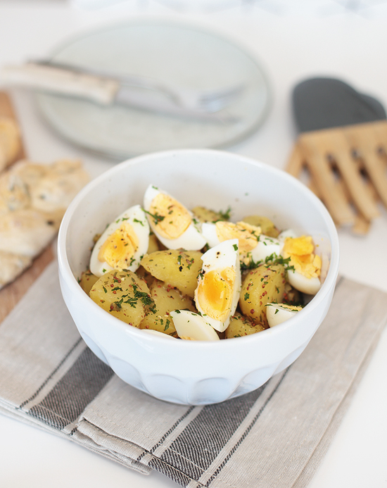 Kartoffelsalat mit Ei und Honig-Senf-Dressing | ( Puppenzimmer ...