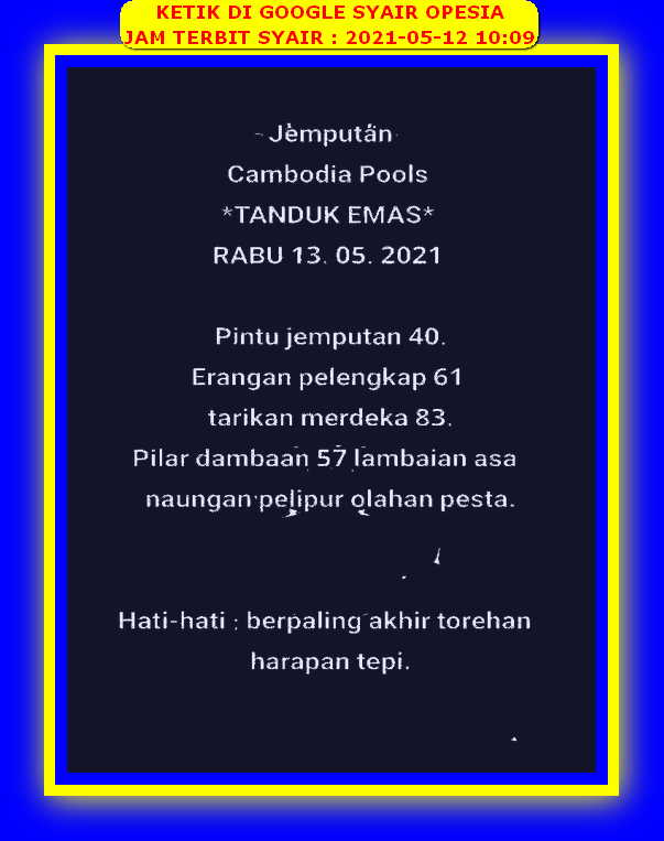 PREDIKSI SYDNEY COJEEL