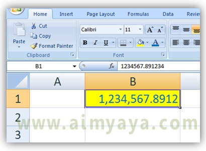 Cara Melakukan Format Sel di Microsoft Excel