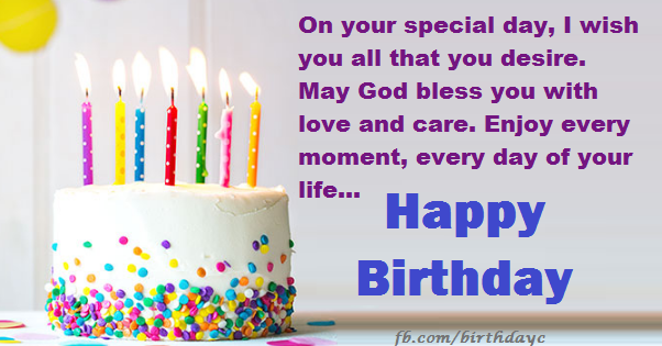 Birthday picture greeting messages